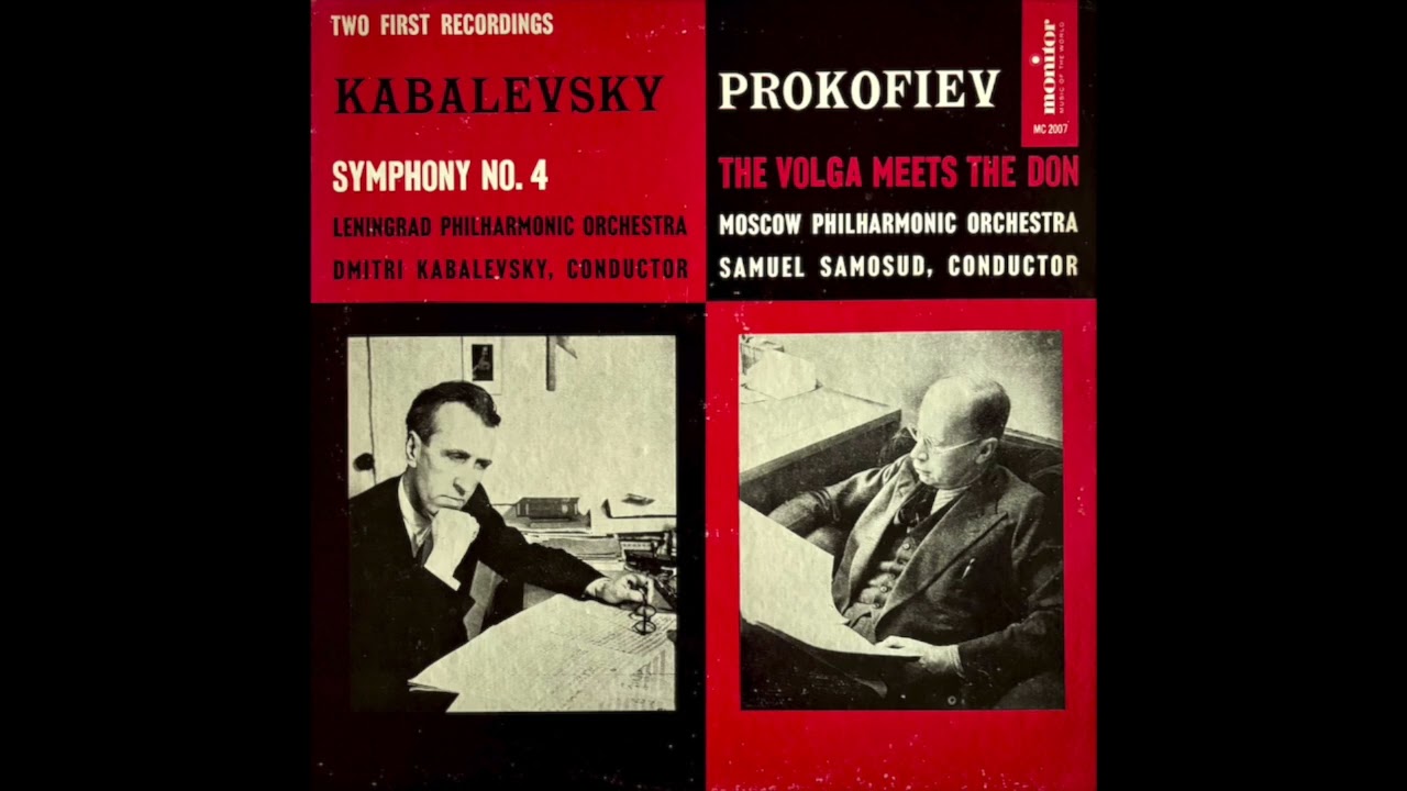 Prokofiev: The Volga Meets the Don.  First LP recording.  (1957) (Mono)