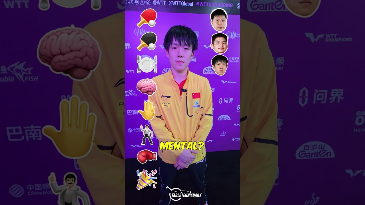 Wang Chuqin builds his ultimate table tennis player! 👷&zwj;♂️🏓