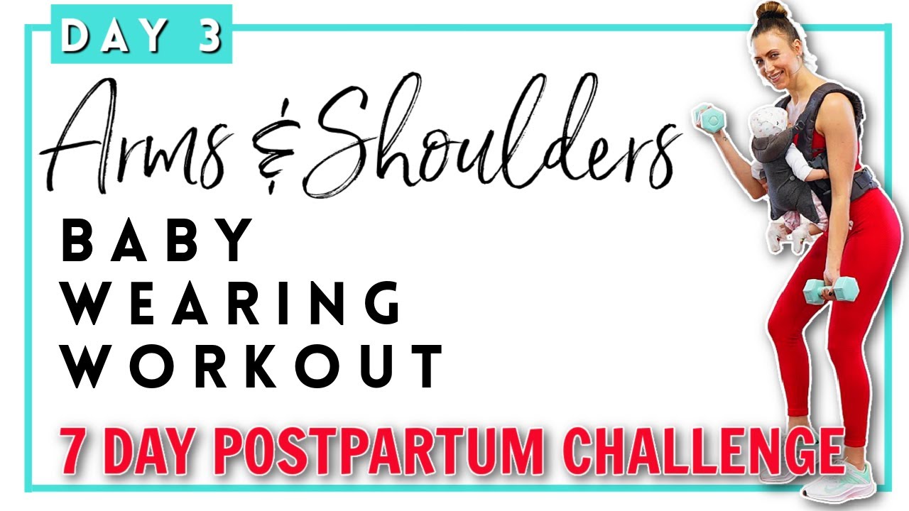 15 Min How to Workout with a Baby! I DAY 3