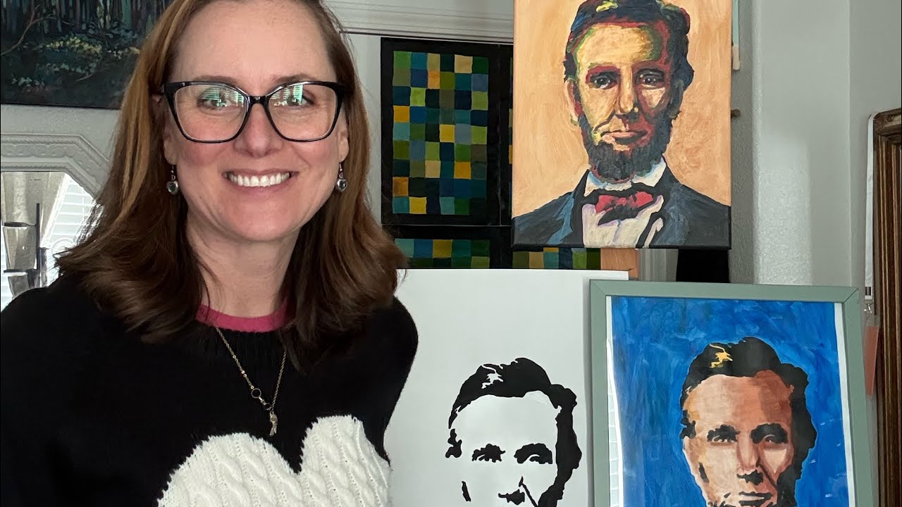 How to paint a Portrait of Abraham Lincoln