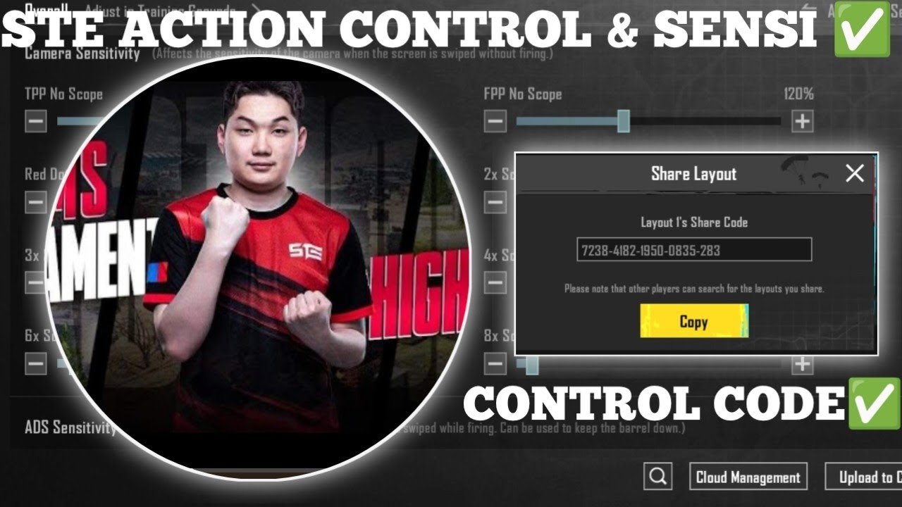 (2023) STE ACTION SENSITIVITY CODE 2.7/ STE ACTION CONTROL CODE 2.7/ #steaction BASIC SETTING CONTRO