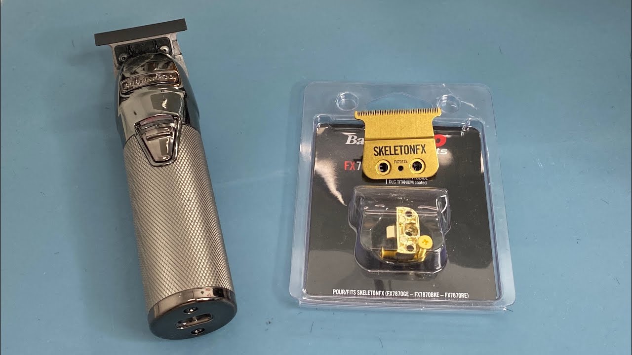 Babylisspro Gun Steel FX UK Version DLC Goldfx Blade swap. Pritech Trimmer Babyliss blade swap