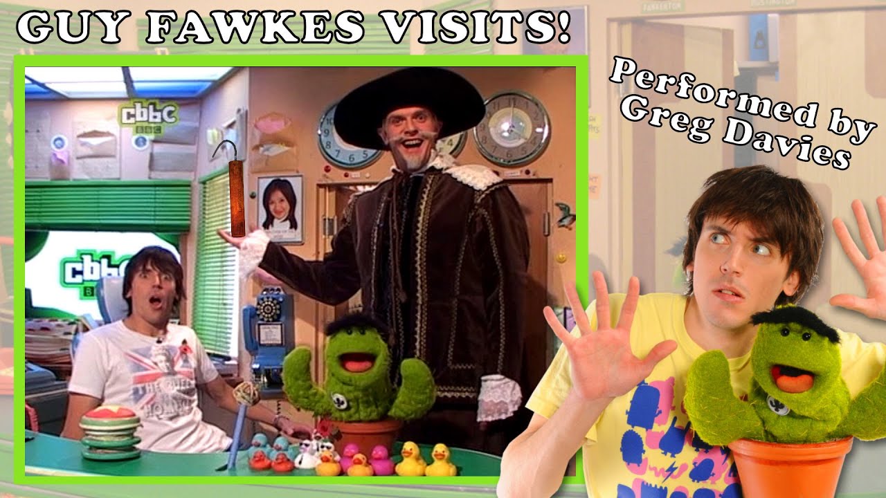 Ed and Oucho in the CBBC - Guy Fawkes (Greg Davies)