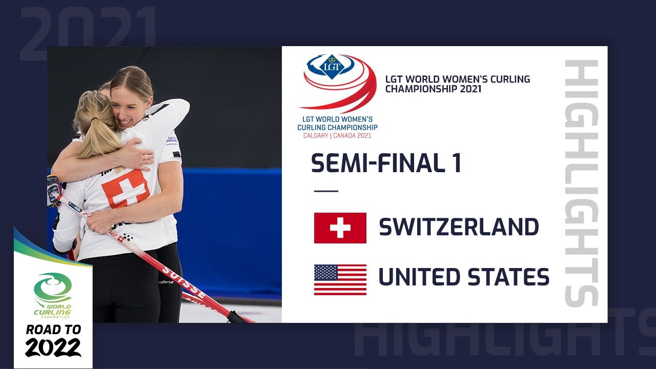 Highlights of Switzerland v United States - Semi-final - LGT World Women's Curling Championship 2021