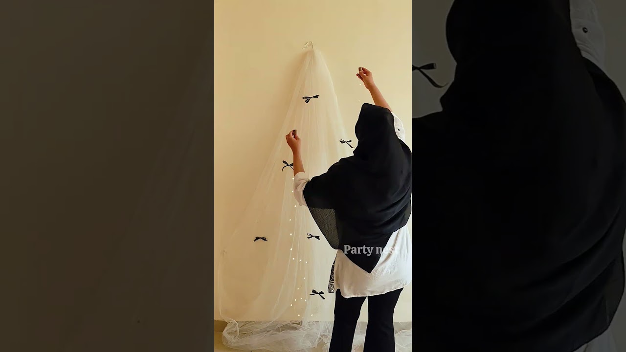no balloons birthday decoration at home,  birthday ideas , diy birthday decorations #asmr #partynest