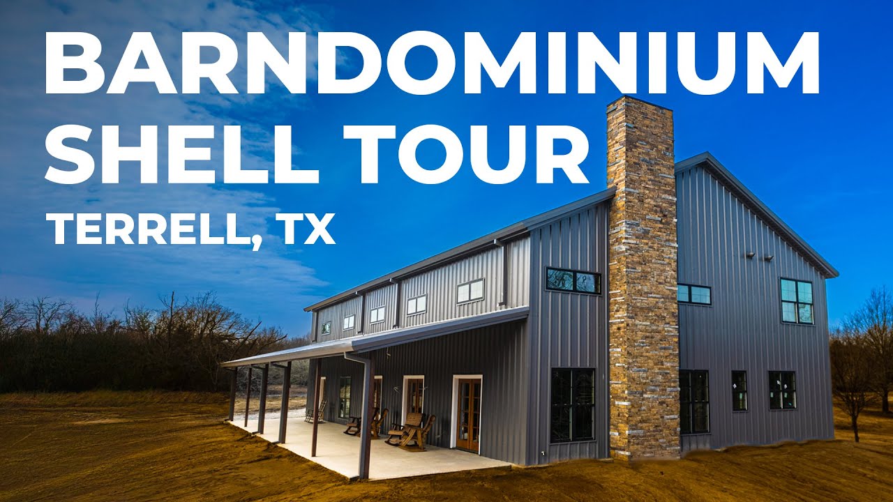 Inside a Shell-Only Barndominium (DIY) | Texas Best Construction