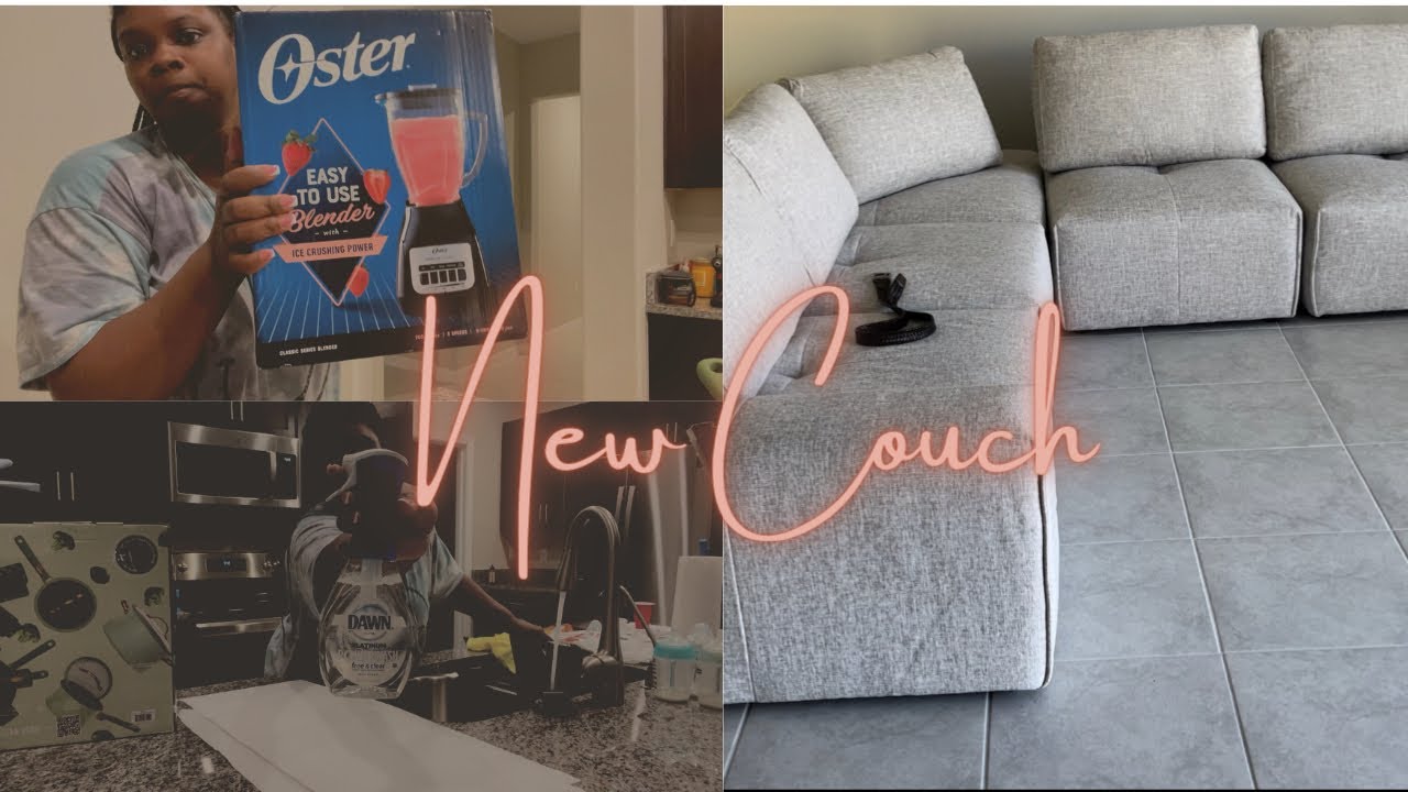 NEW COUCH DELIVERY FROM ROOMS TO GO | #NEWCONSTRUCTION HOME