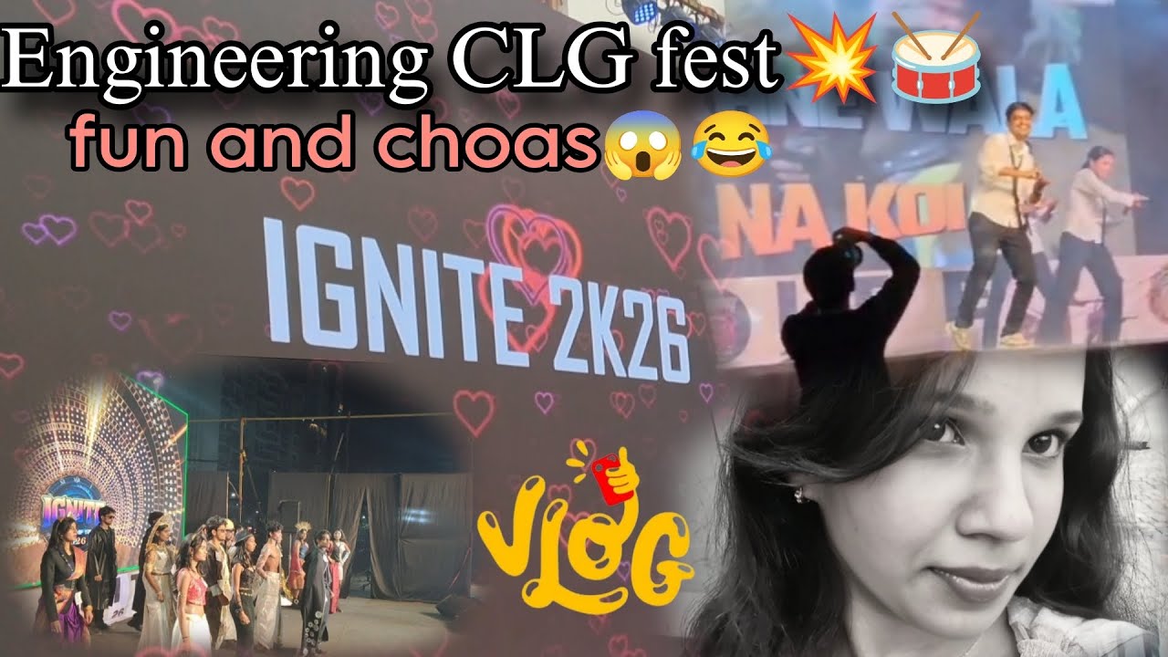 “College fest nahi tha… full-on chaos, dance, dosti & core memories thi 💃🔥