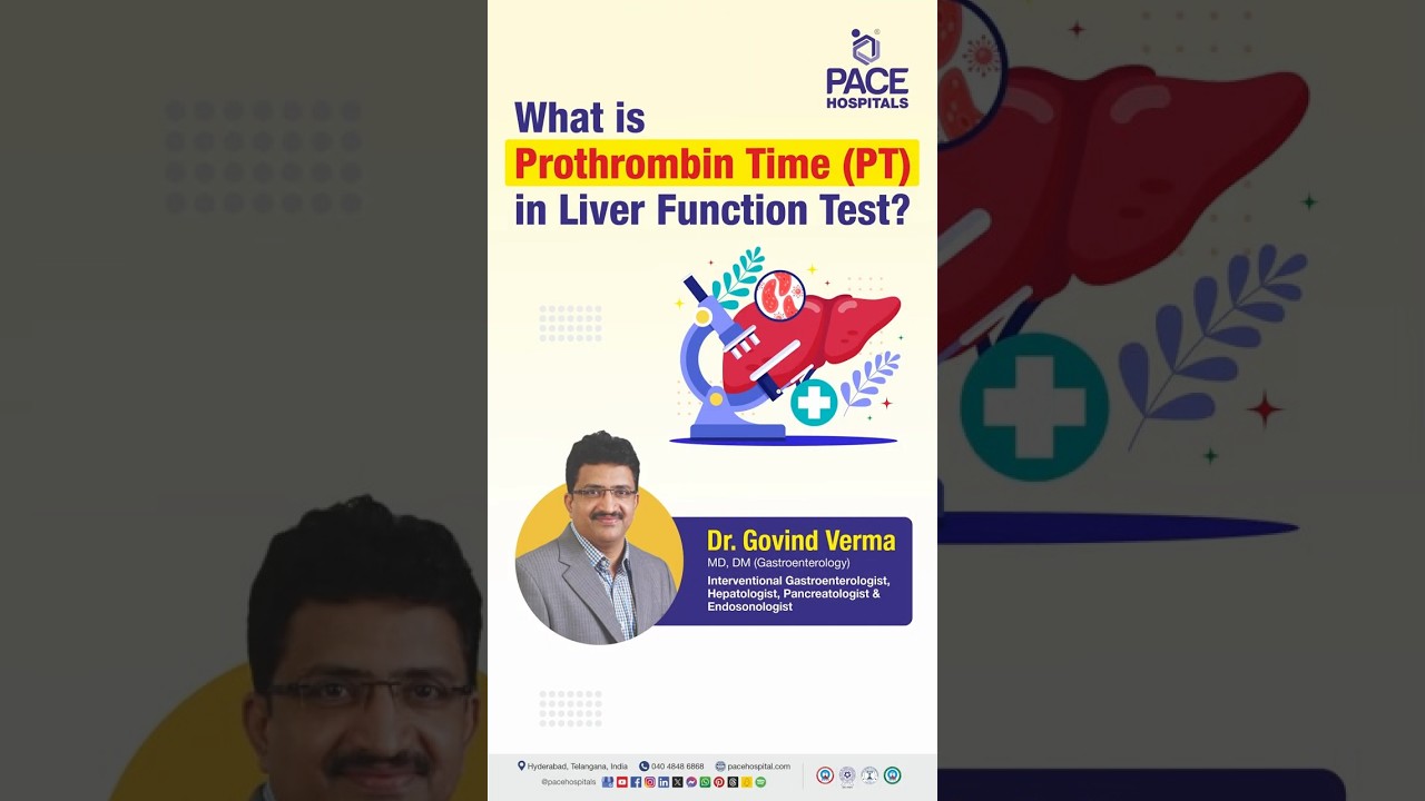 What is Prothrombin Time PT in Liver Function Test? | #lft #liverfunctiontest #shorts