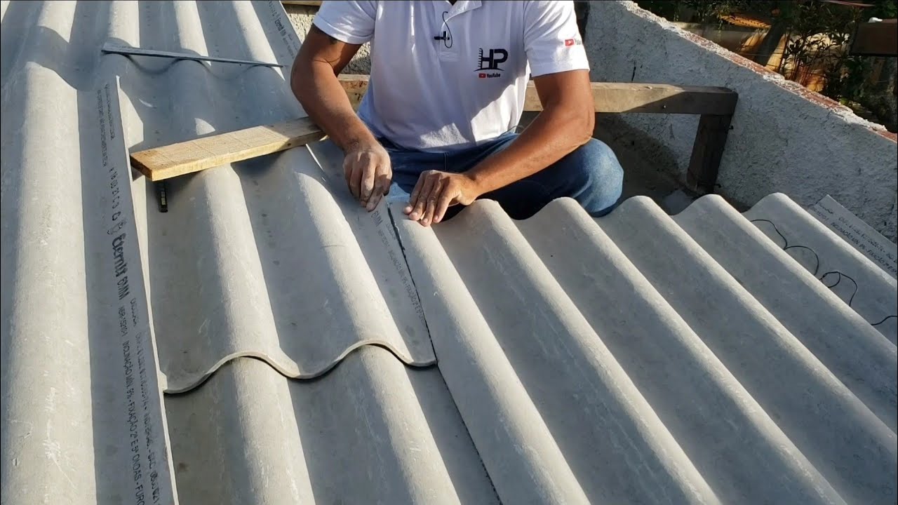 encaixe perfeito para telhado de fibrocimento