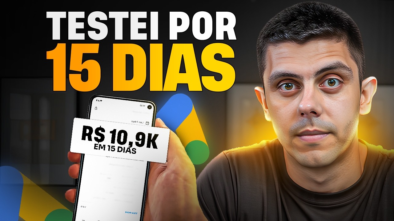 TESTEI GOOGLE ADS POR 15 DIAS COMO AFILIADO (2026)