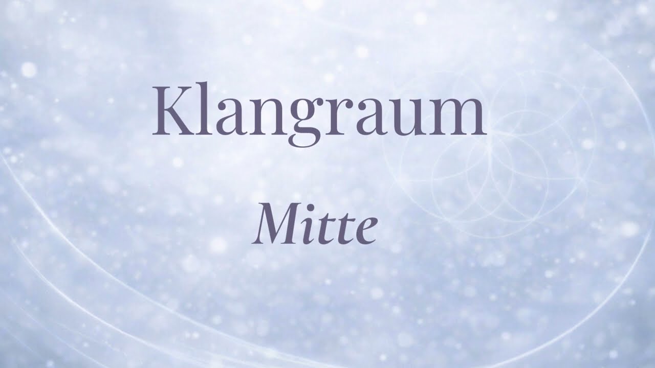 Die eigene Mitte spüren · Ausrichtung · innere Sammlung