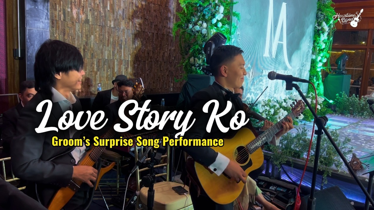 Groom’s Song Surprise for His Bride | Love Story Ko by Gloc 9