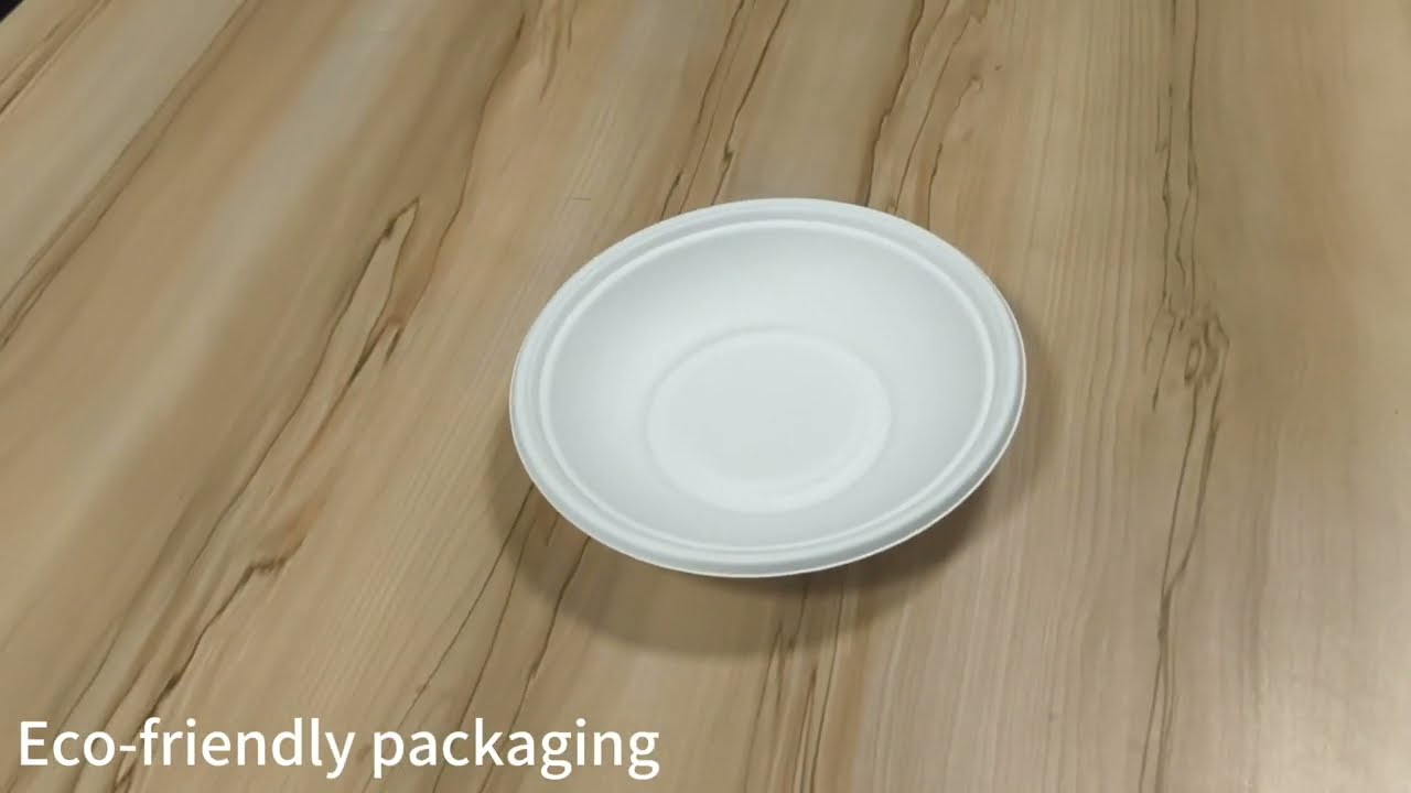 100% Biodegradable Compostable Fiber Bowl for Soup, Salad
