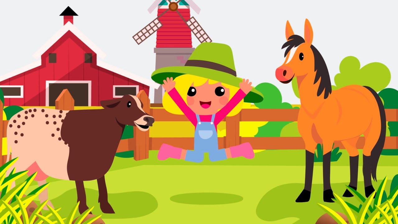 Old MacDonald Had A Farm - Kids songs Nursery Rhymes Super Simple Songs - Canciones Infantiles