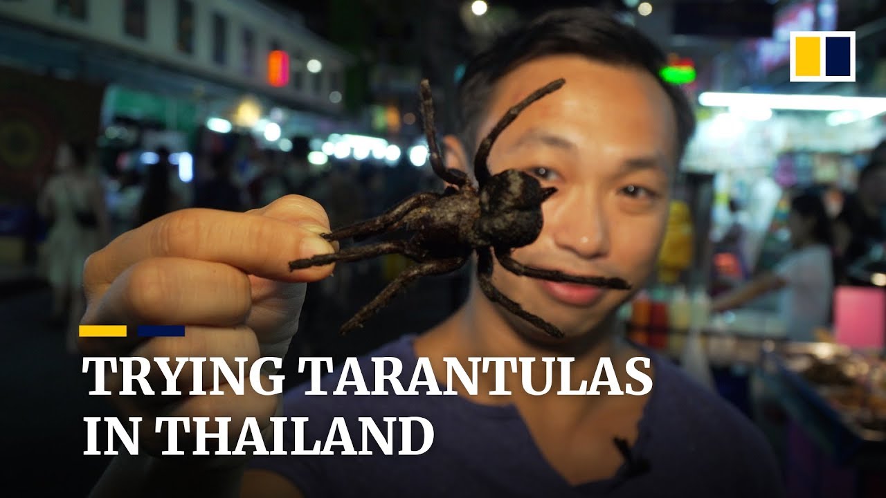 What does tarantula taste like?