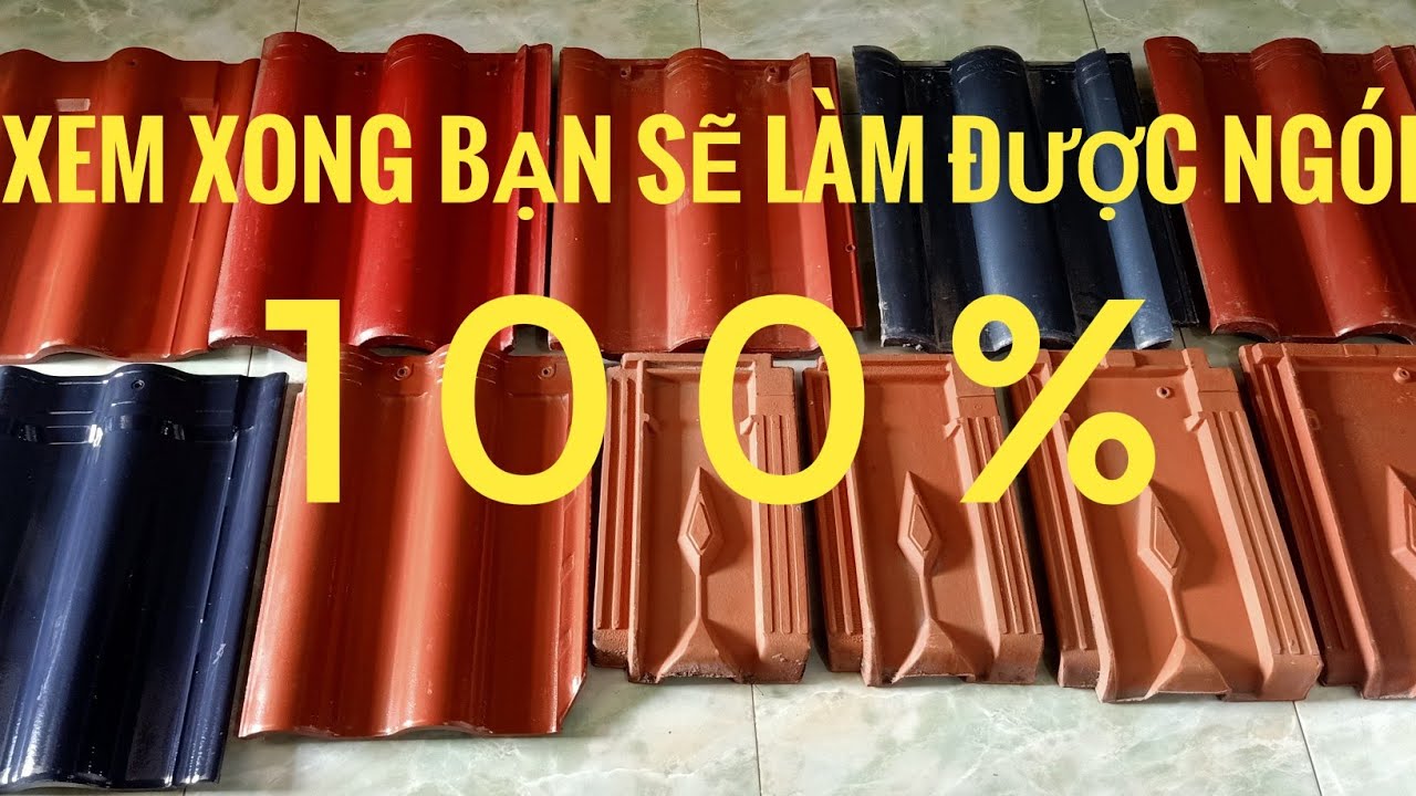 Cách chia khoảng cách và độ bền từng loại ngói, making tiled roofs too easy.