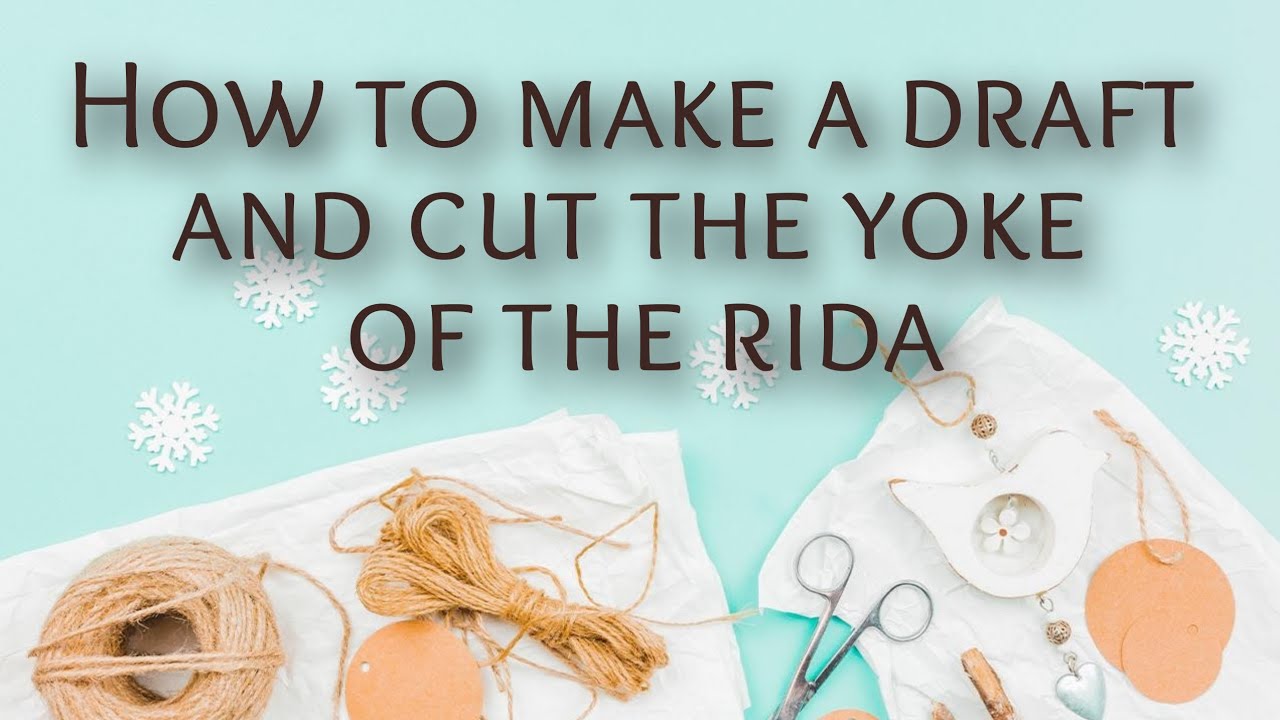 How to cut Rida drafts | How to cut Rida using drafts