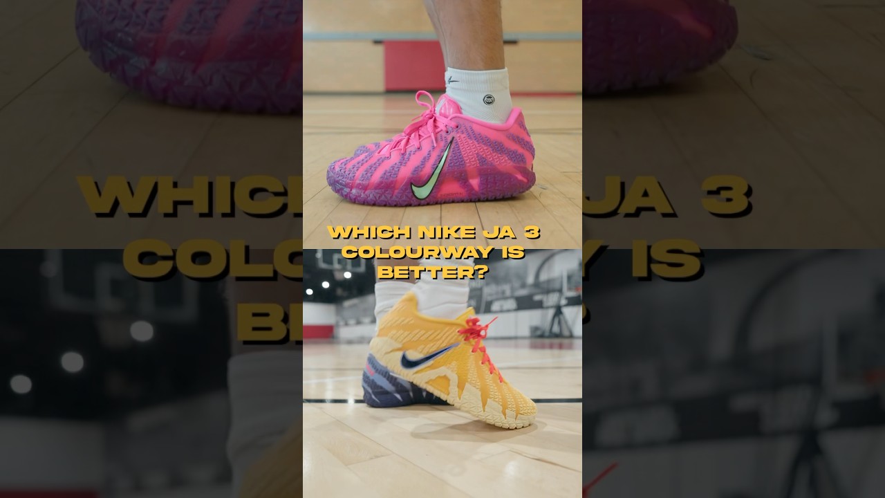 Which Nike Ja 3 Colourway is Better? 🤔 #jamorant #nike #basketballshoes