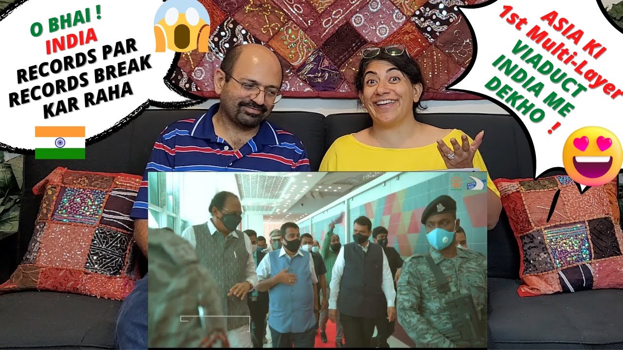 INDIA Creates Another WORLD RECORD for Building LONGEST DOUBLE-DECKER FLYOVER |  Reaction ! 😱😍