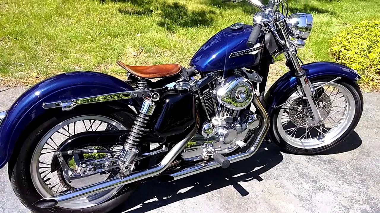 1977 Harley Sportster XLH -Slightly Customized