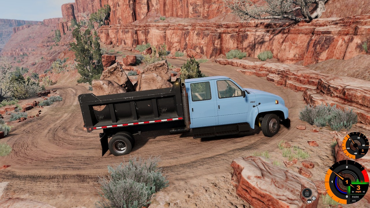 MH60 Gooseneck Flatbed (A) || BeamNG.drive