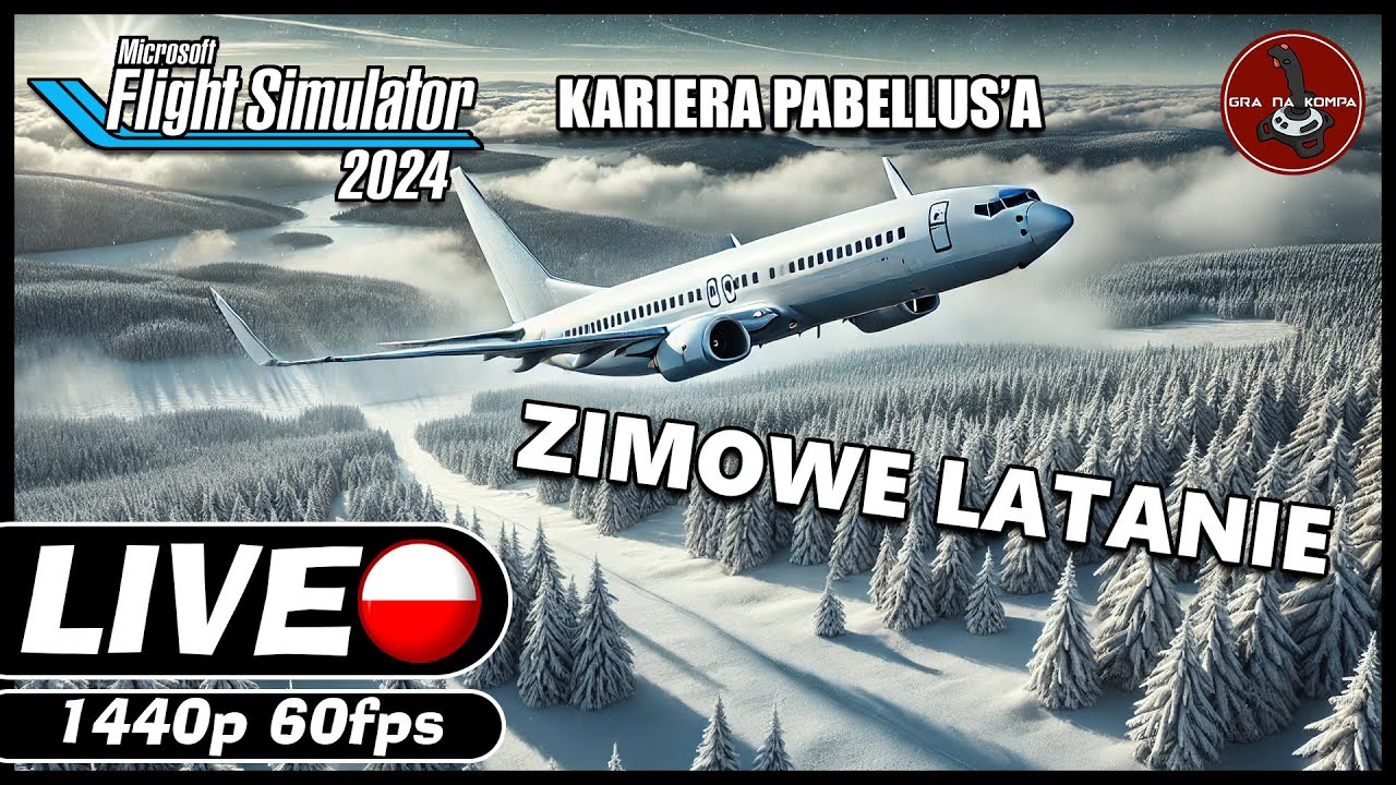 Zimowe latanie || zapis LIVE || Microsoft Flight Simulator 2024