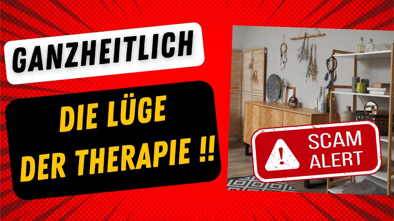 GANZHEITLICHKEIT - Der gr&ouml;&szlig;te BLUFF der Therapie f&uuml;hrt am Ende zum TOTALSCHADEN !!
