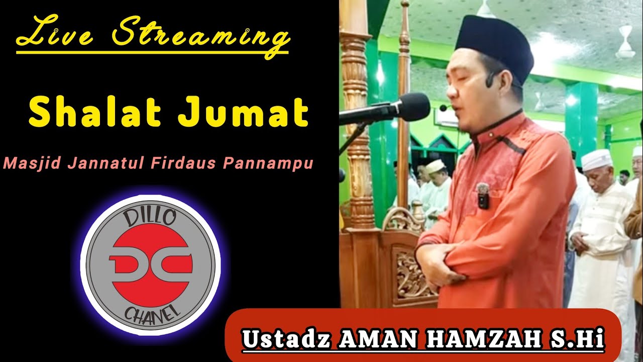 Shalat Jumat diMasjid Jannatul Firdaus Pannampu | Ustadz Aman Hamzah