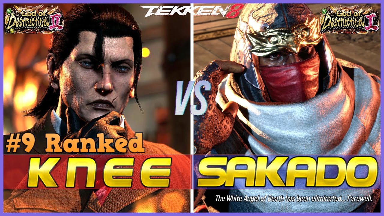 T8 ▰ KNEE (#9 Ranked Dragunov) Vs SAKADO (Raven) ▰ Tekken 8 High Level Gameplay
