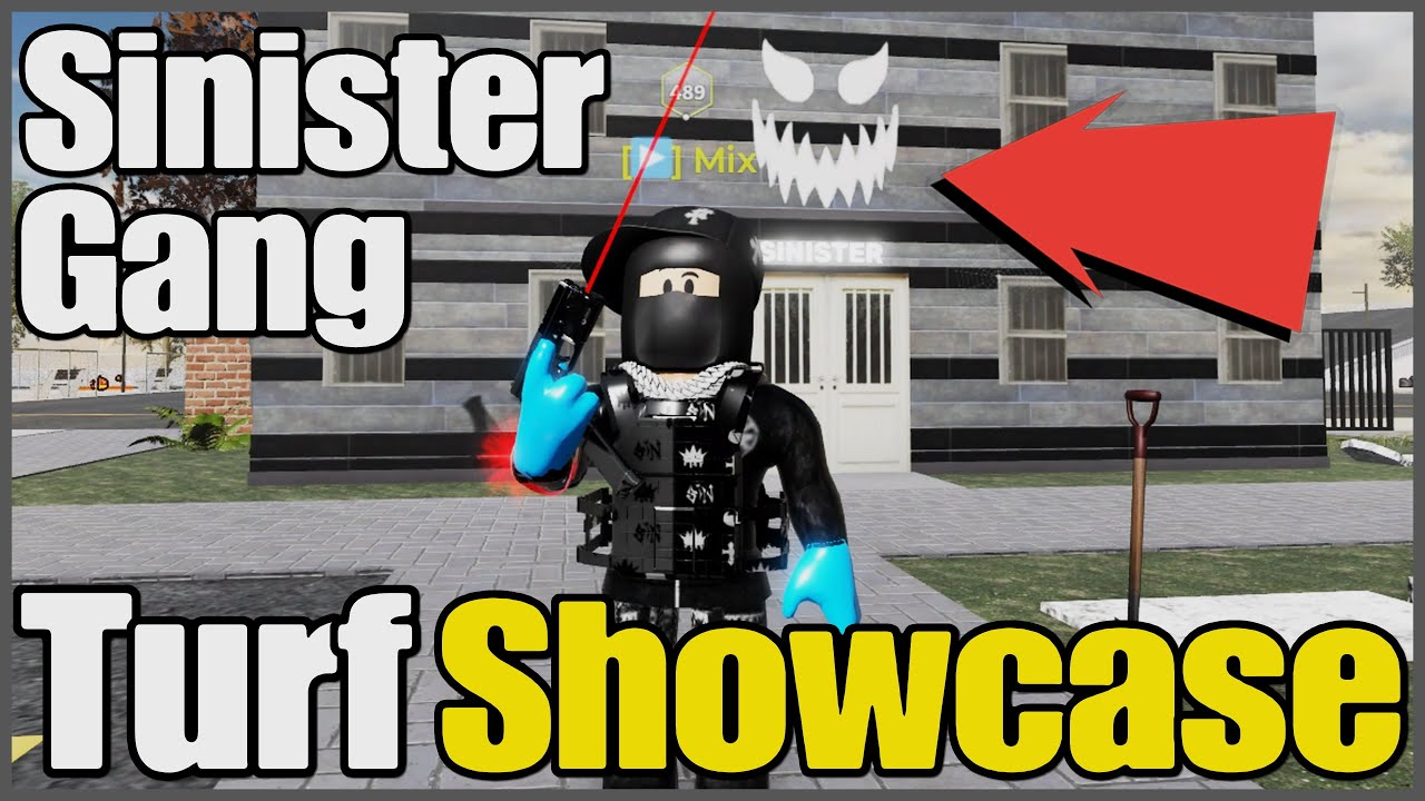 SINISTER GANG TURF SHOWCASE in STREET LIFE REMASTERED (Roblox)