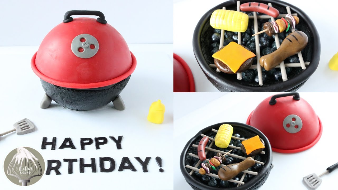 How To Make BBQ Grill CAKE | Summer theme cake | Thalias Cakes