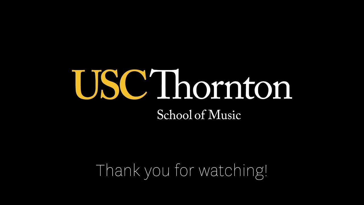 2026 USC Thornton Popular Music Senior Showcase