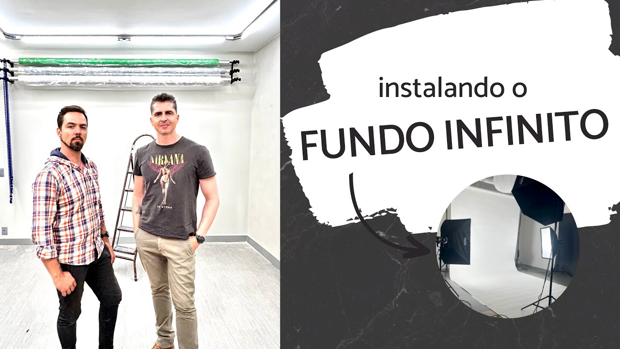 Como Instalar o Suporte para o Fundo Infinito do Estúdio