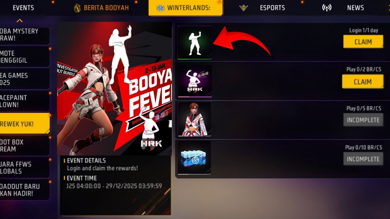 LOL EMOTE EVENT 😍 | FF NEW EVENT & UPDATE |