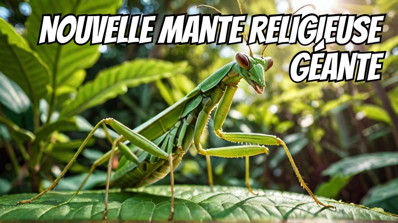 NOUVELLE MANTE RELIGIEUSE GÉANTE DÉVOILÉE !