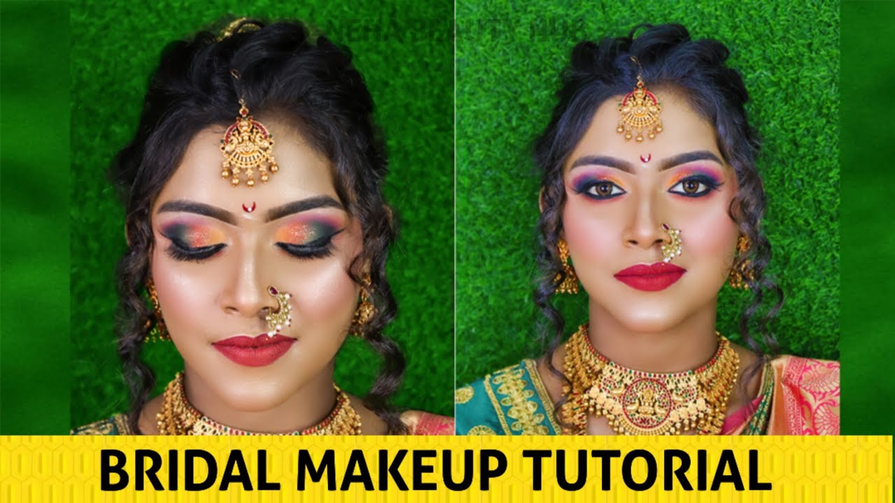 Step-by-step Bridal Makeup Tutorial For A Flawless Wedding Day Look || Neha Beauty Hub