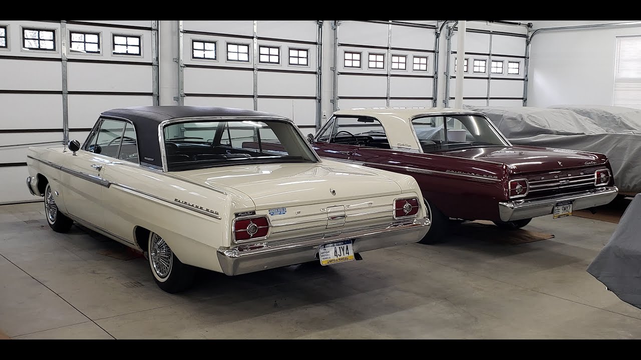 Two 1965 Ford Fairlane 500s.