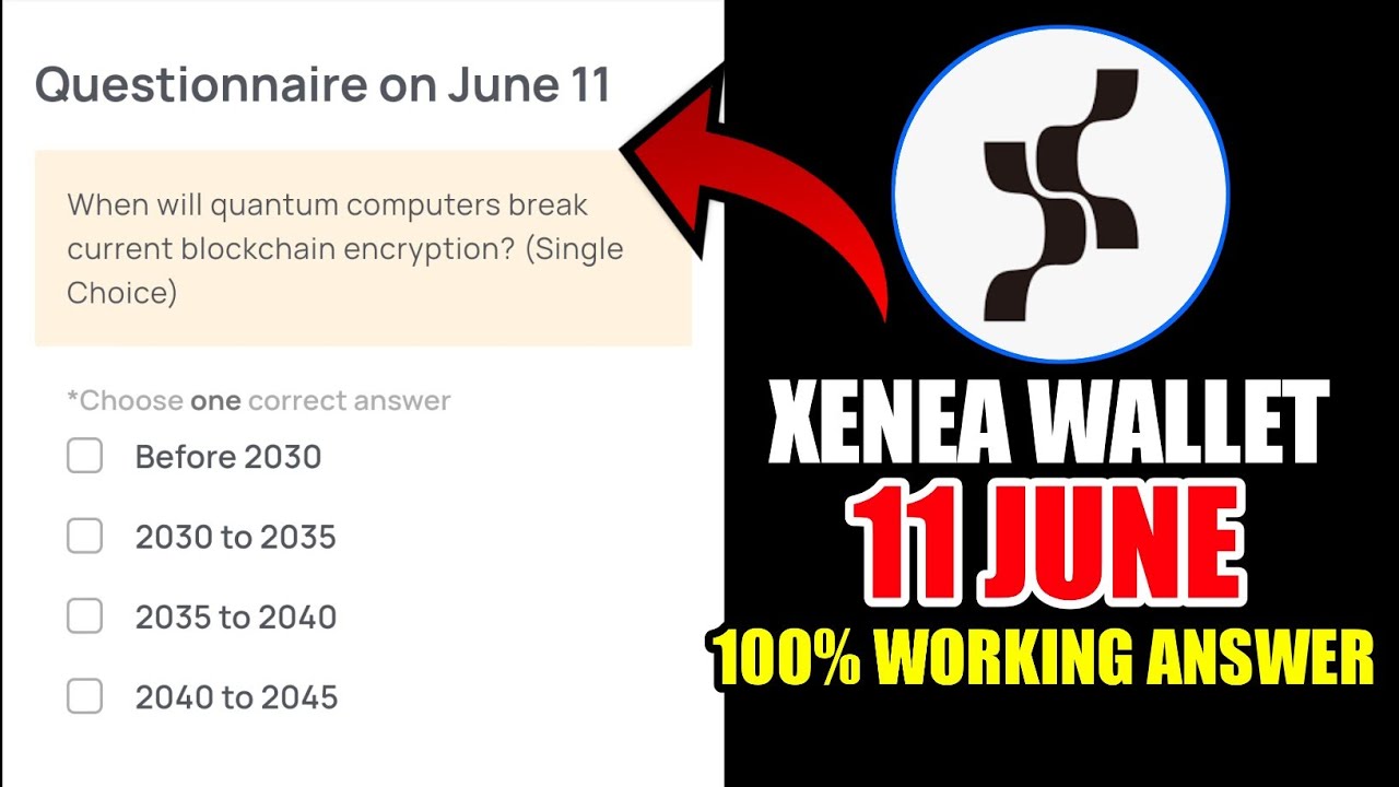 Xenea Wallet Quiz Answer June 11 | Xenea Wallet Quiz June 11 | Xenea Wallet Voucher Code Today