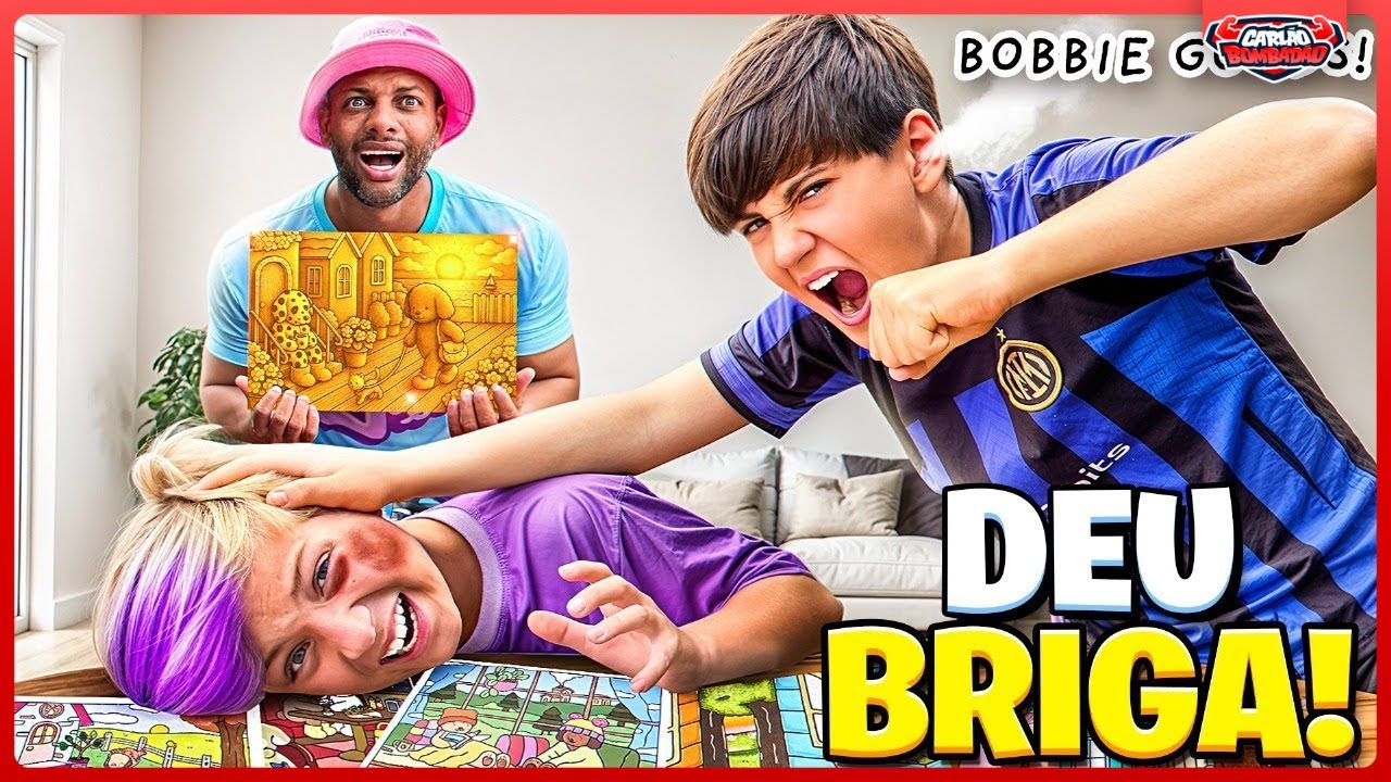 ARTHUR E THEO SE ENFRENTARAM NO DESAFIO DO BOBIE GOODS - QUEM VENCEU? Turma da SOPHIA
