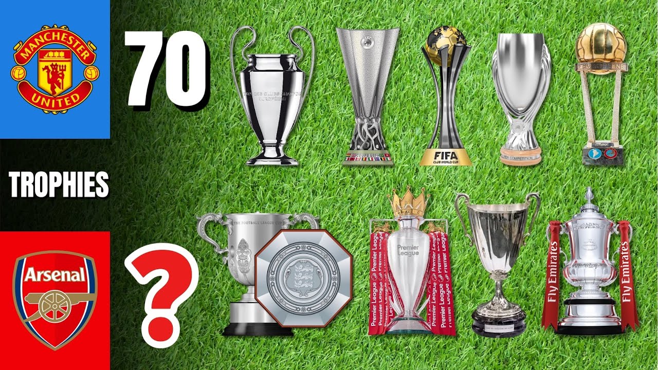 Manchester United vs Arsenal: Who Has More Trophies? 🏆