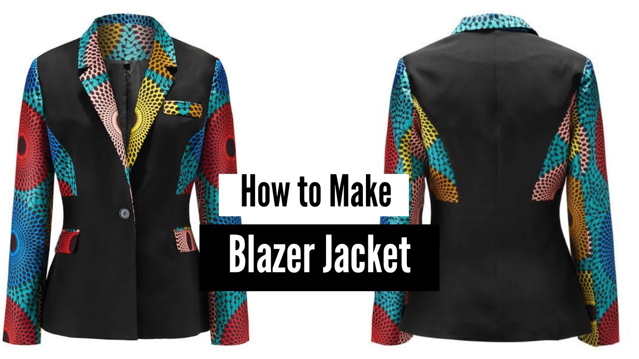 How to Draft and Cut BLAZER JACKET with Lapel and Collar |PATTERN DRAFTING| Ladies Jacket [DETAILED]