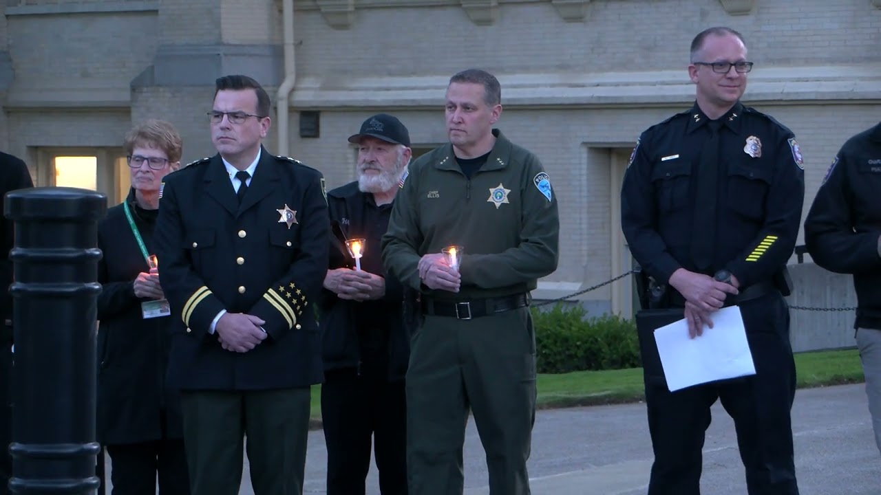 Law Enforcement Officers Memorial Project Candlelight Ceremony 5-5-2025