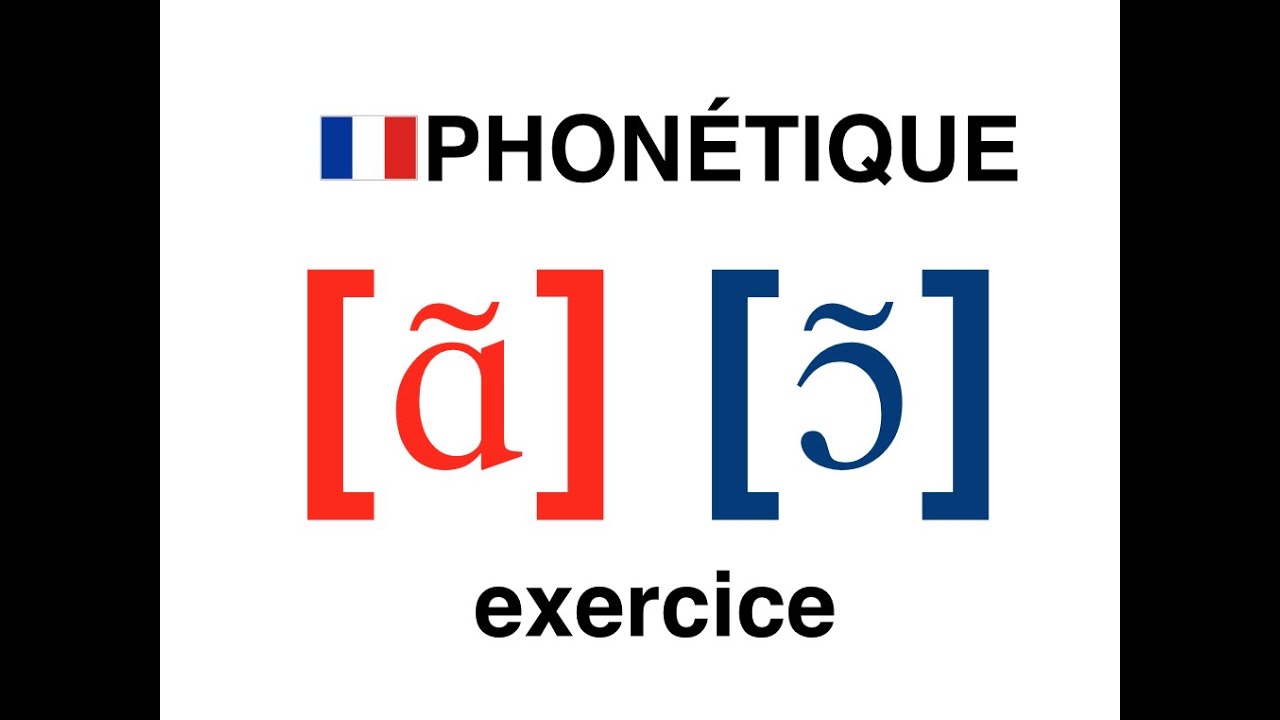 Exercice de prononciation française :  différence on an