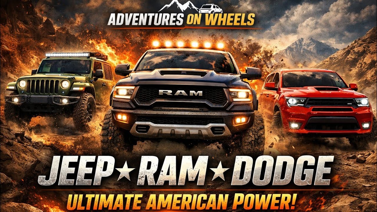 Built to Rule the Road | Dodge Ram & Jeep Power #stellantis #dodge #ram #jeep #fiat #alfaromeo