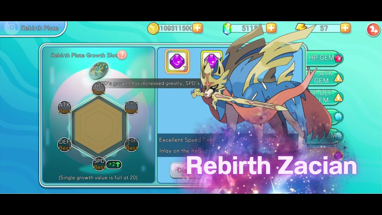 Pocket Pixel by Versusz - Rebirth ZACIAN [Fix SpAtk to Atk Perfect 6/6 Rebirth]