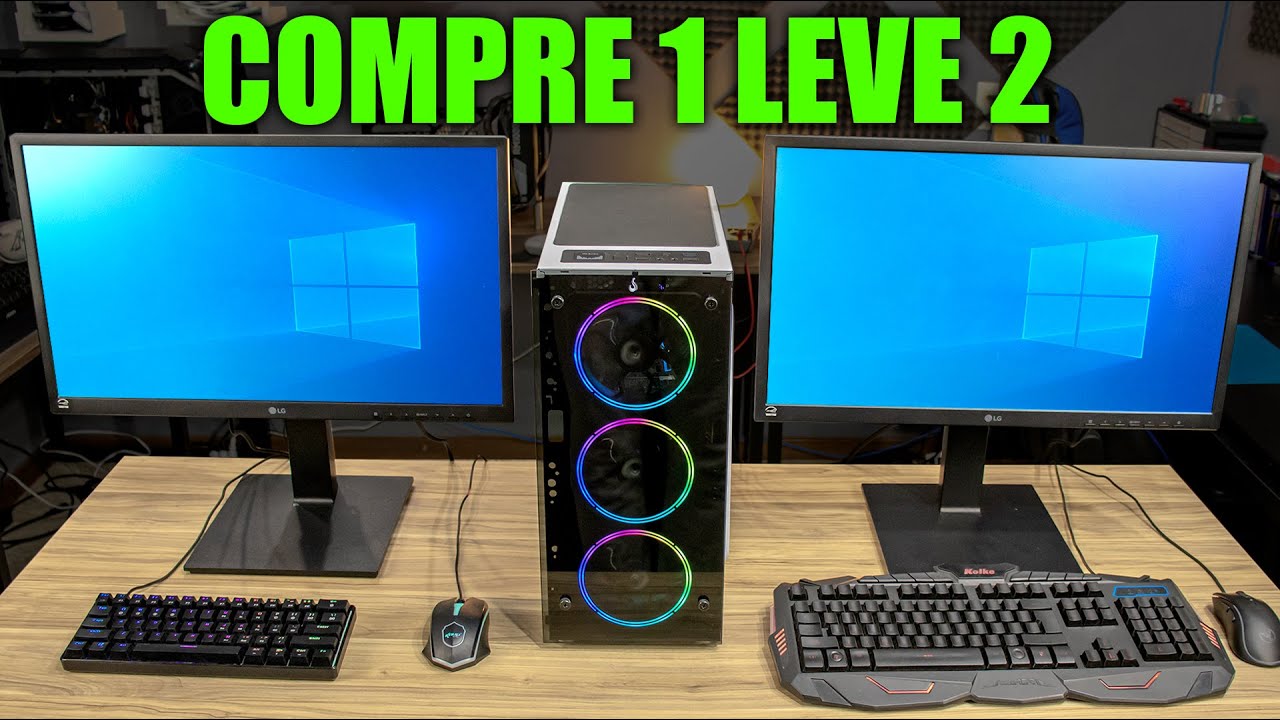 TROLEI A CRISE FAZENDO 2 PC GAMER USANDO SÓ 1