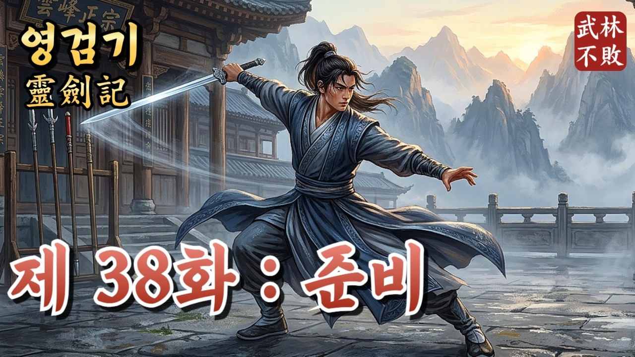 [영검기 38화] 비무대회를 준비하는 정파 무인들 | 정통무협 | 무협소설 | 오디오북