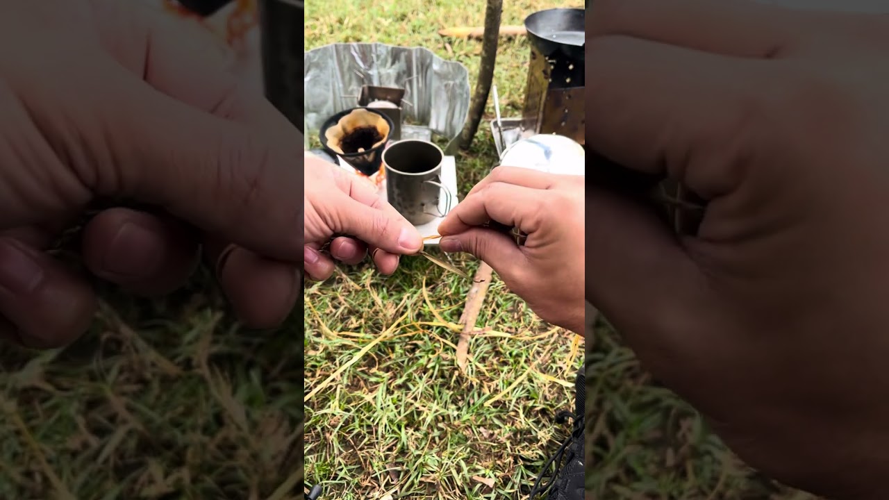在戶外如何用樹皮編織繩子