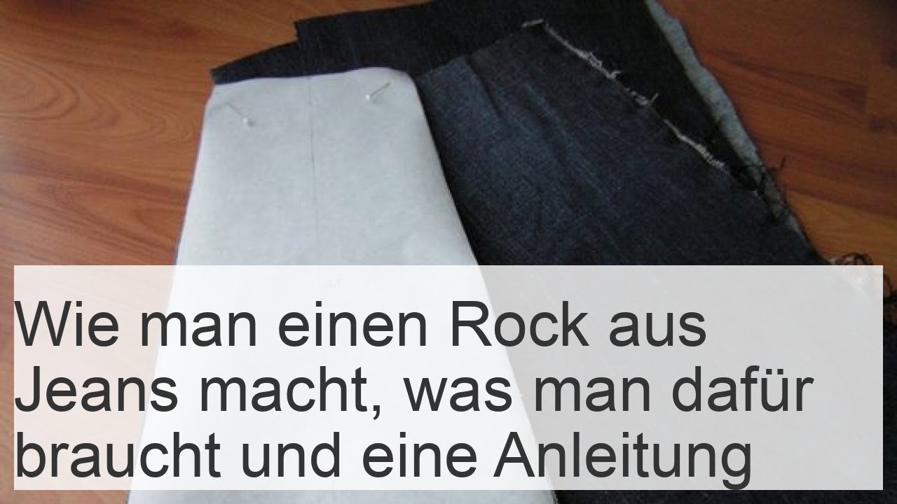 Jeansrock selber machen